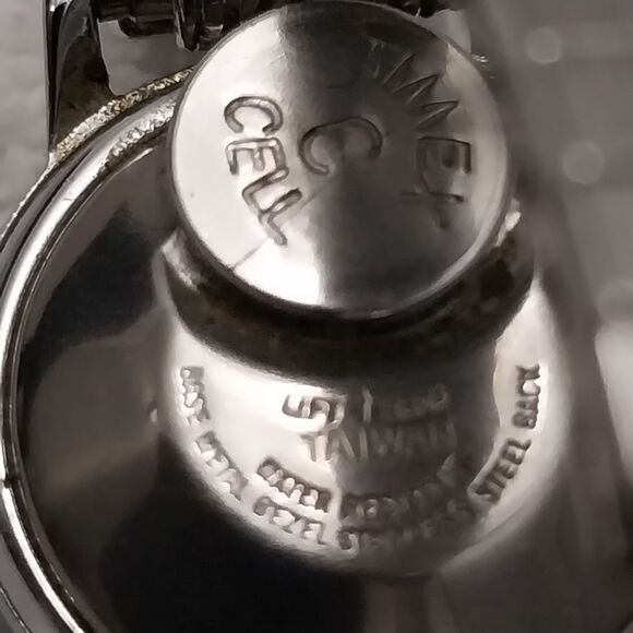 Vintage Timex Ladies Watch Electric Silver And Turquoise Dead Battery #J323 - Picture 6 of 7